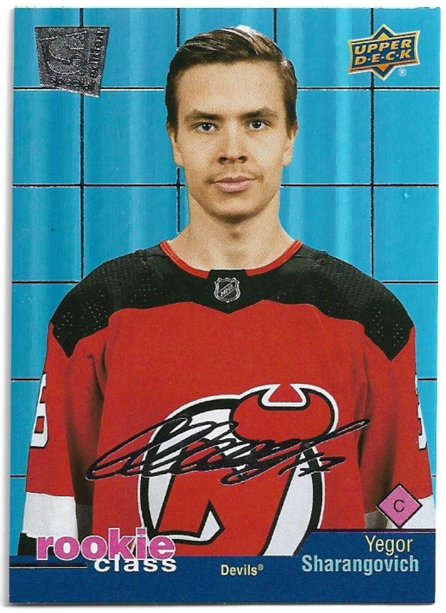Rookie Class SE YEGOR SHARANGOVICH 20-21 UD Extended Series