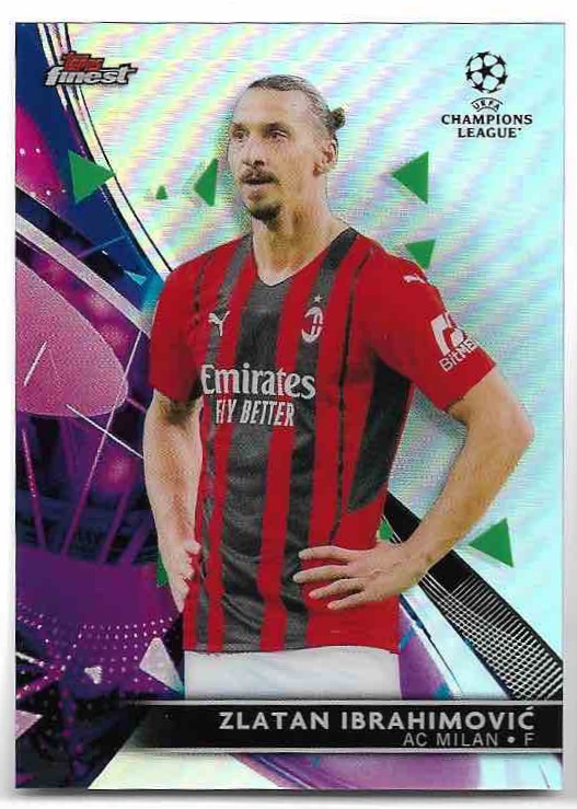 Refractor ZLATAN IBRAHIMOVIC 21-22 Topps Finest UCL