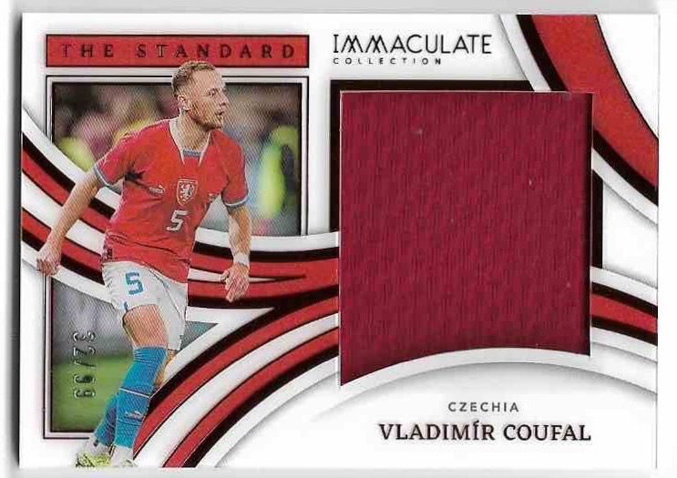 Jersey The Standard VLADIMÍR COUFAL 22-23 Panini Immaculate Collection Soccer /99