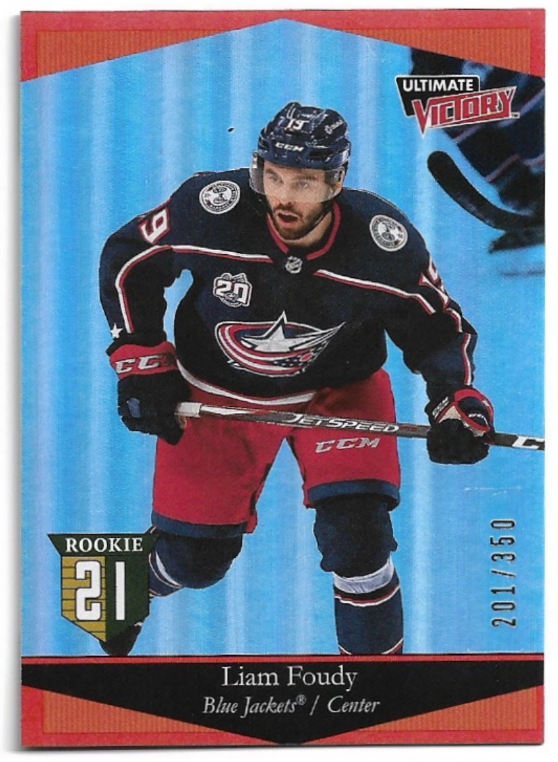 Rookie Ultimate Victory RED LIAM FOUDY 20-21 UD Extended Series /350