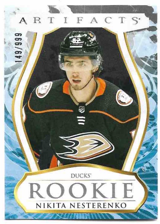 Rookie NIKITA NESTERENKO 23-24 UD Artifacts /999
