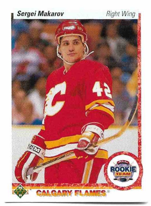 Rookie SERGEI MAKAROV 90-91 Upper Deck