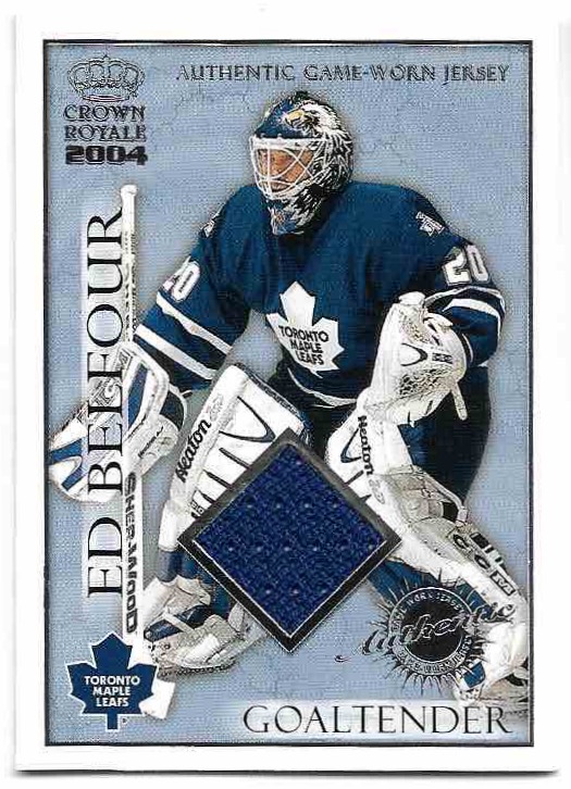 Jersey Authentic Game-Worn Jerseys ED BELFOUR 03-04 Pacific Crown Royale /225