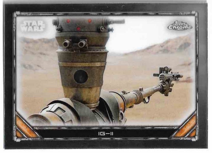 IG-11 2023 Topps Chrome Mandalorian Star Wars