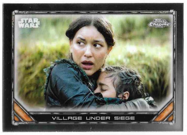 VILLAGE UNDER SIEGE 2023 Topps Chrome Mandalorian Star Wars