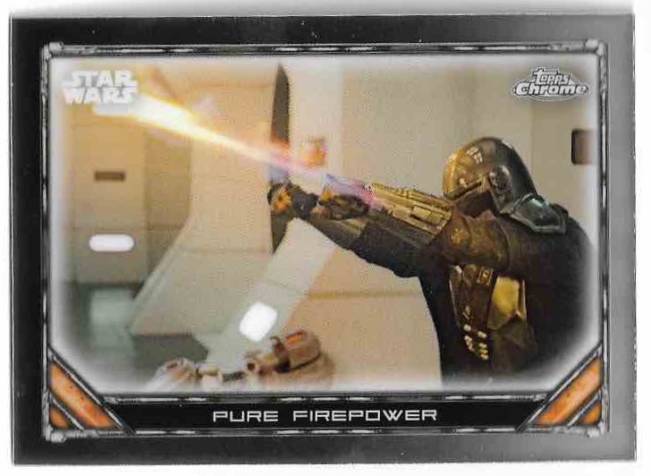 PURE FIREPOWER DIN DJARIN 2023 Topps Chrome Mandalorian Star Wars