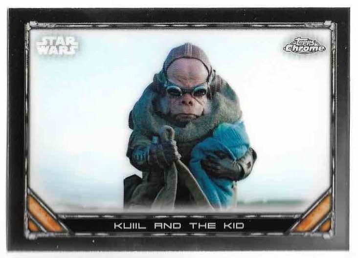 KUIIL AND THE KID 2023 Topps Chrome Mandalorian Star Wars