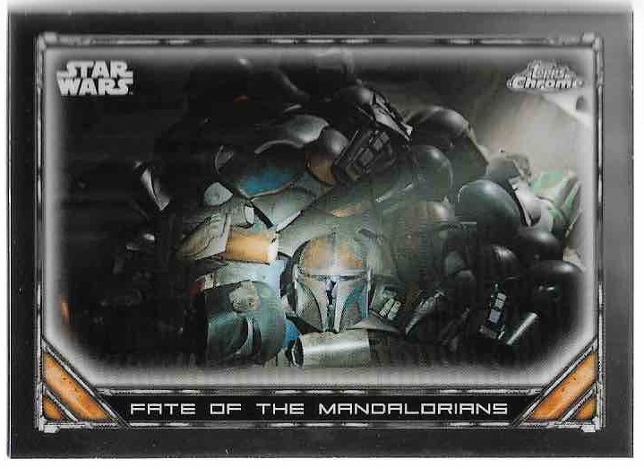 FATE OF THE MANDALORIANS 2023 Topps Chrome Mandalorian Star Wars