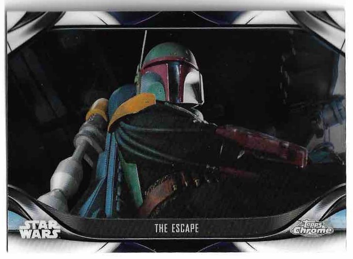 THE ESCAPE BOBA FETT 2023 Topps Chrome Mandalorian Star Wars