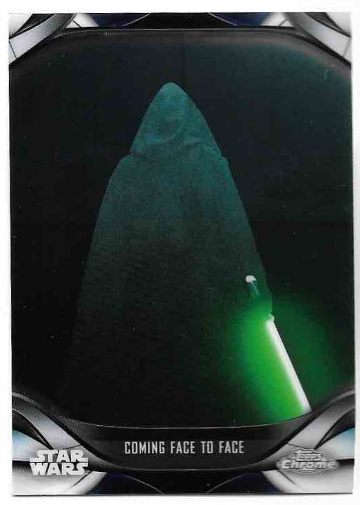 COMING FACE TO FACE LUKE SKYWALKER 2023 Topps Chrome Mandalorian Star Wars