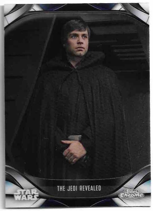 THE JEDI REVEALED LUKE SKYWALKER 2023 Topps Chrome Mandalorian Star Wars