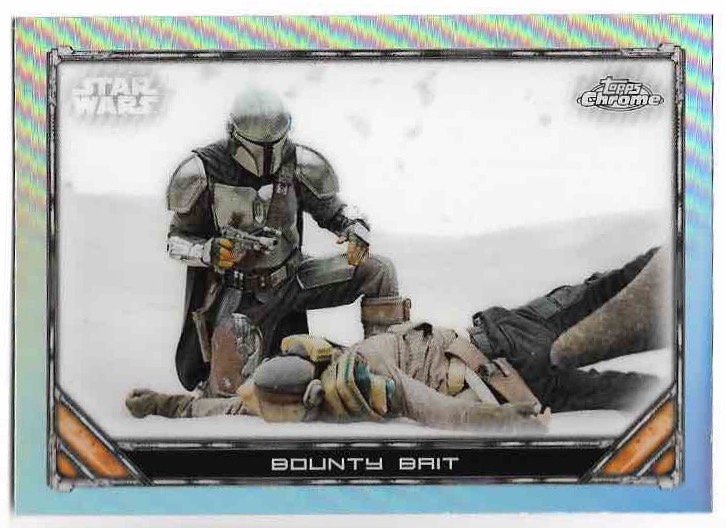 Refractor BOUNTY BRIT DIN DJARIN 2023 Topps Chrome Mandalorian Star Wars