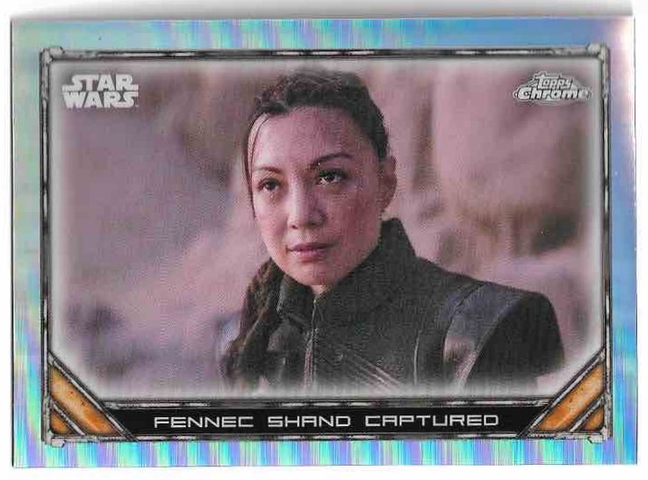 Refractor FENNEC SHAND CAPTURED 2023 Topps Chrome Mandalorian Star Wars