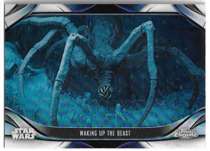 Refractor WAKING UP THE BEAST 2023 Topps Chrome Mandalorian Star Wars