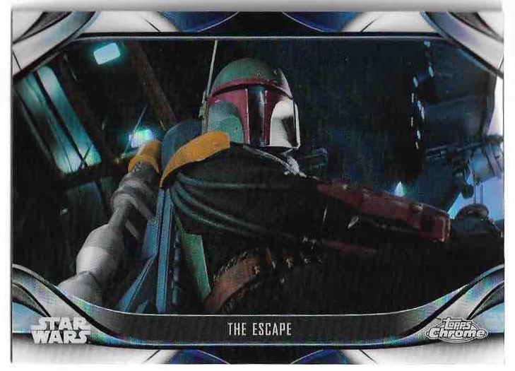 Refractor THE ESCAPE BOBA FETT 2023 Topps Chrome Mandalorian Star Wars
