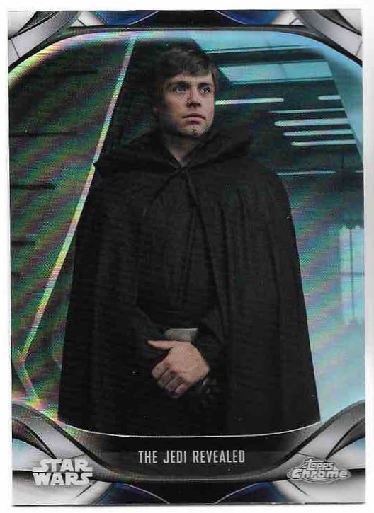 Refractor THE JEDI REVEALED LUKE SKYWALKER 2023 Topps Chrome Mandalorian Star Wars