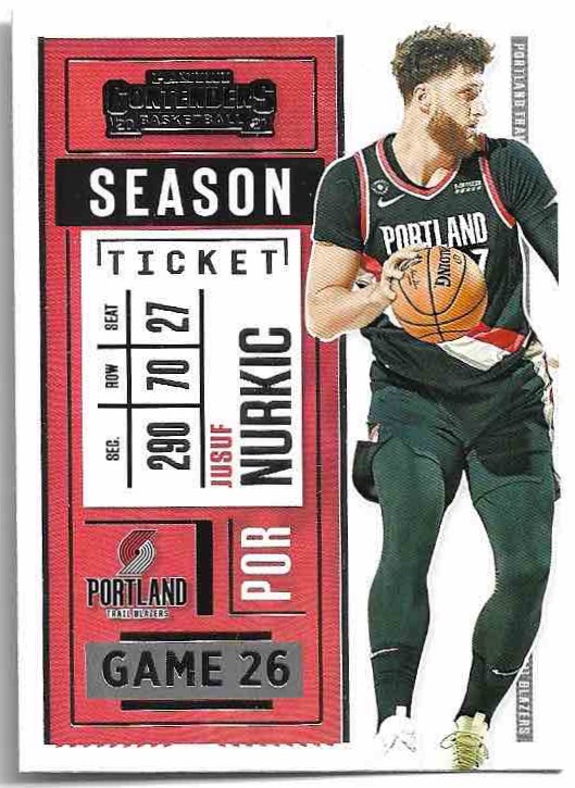 JUSUF NURKIC 20-21 Panini Contenders Basketball