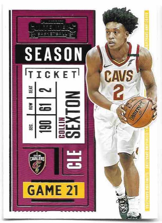 COLLIN SEXTON 20-21 Panini Contenders Basketball