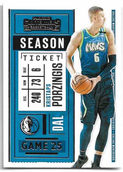 KRISTAPS PORZINGIS 20-21 Panini Contenders Basketball
