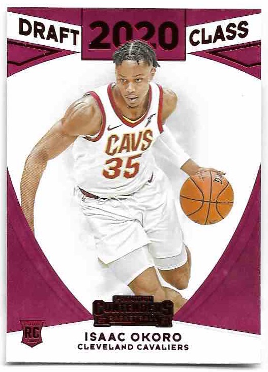 Red Draft Class 2020 ISAAC OKORO 20-21 Panini Contenders Basketball