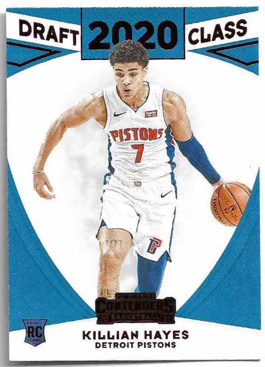 Red Draft Class 2020 KILLIAN HAYES 20-21 Panini Contenders Basketball