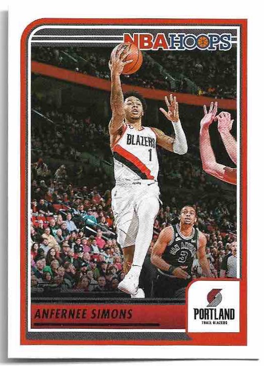 ANFERNEE SIMONS 23-24 Panini Hoops Basketball