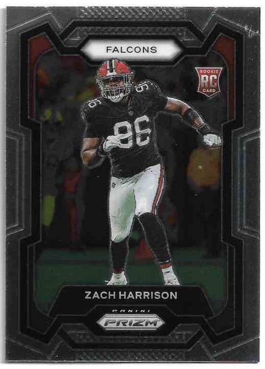 Rookie ZACH HARRISON 2023 Panini Prizm Football