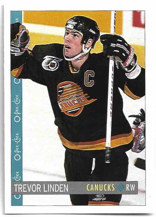 TREVOR LINDEN 92-93 O-Pee-Chee