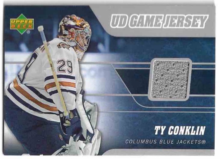 UD Game Jersey TY CONKLIN 06-07 UD Series 1