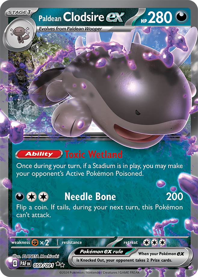 Double Rare - Paldean CLODSIRE EX