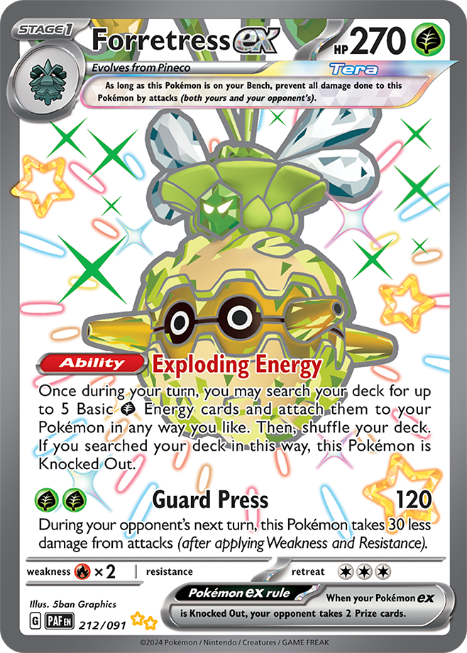 Shiny Ultra Rare - FORRETRESS EX