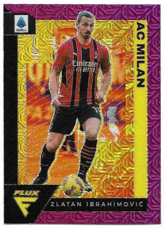 Purple Mojo Prizm Flux ZLATAN IBRAHIMOVIC 21-22 Panini Chronicles Soccer
