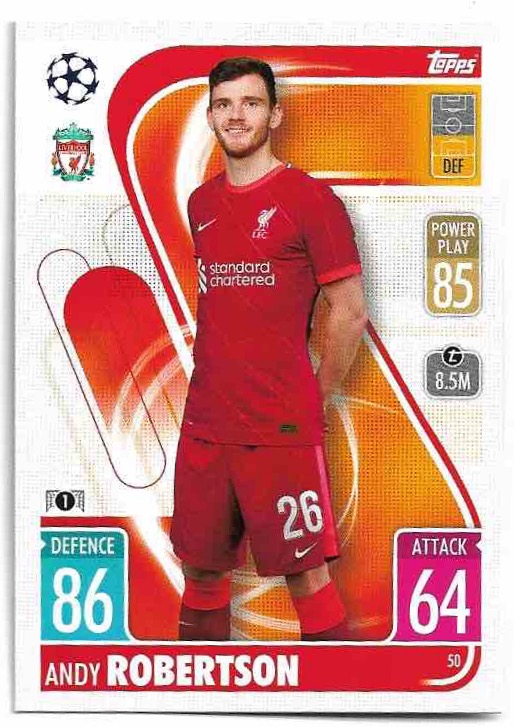 ANDY ROBERTSON 21-22 Topps Match Attax UCL