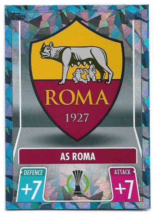 Crystal Foil Club Badge AS ROMA 21-22 Topps Match Attax UCL