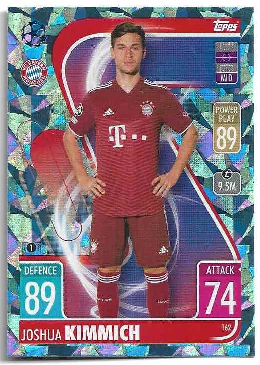 Crystal Foil JOSHUA KIMMICH 21-22 Topps Match Attax UCL