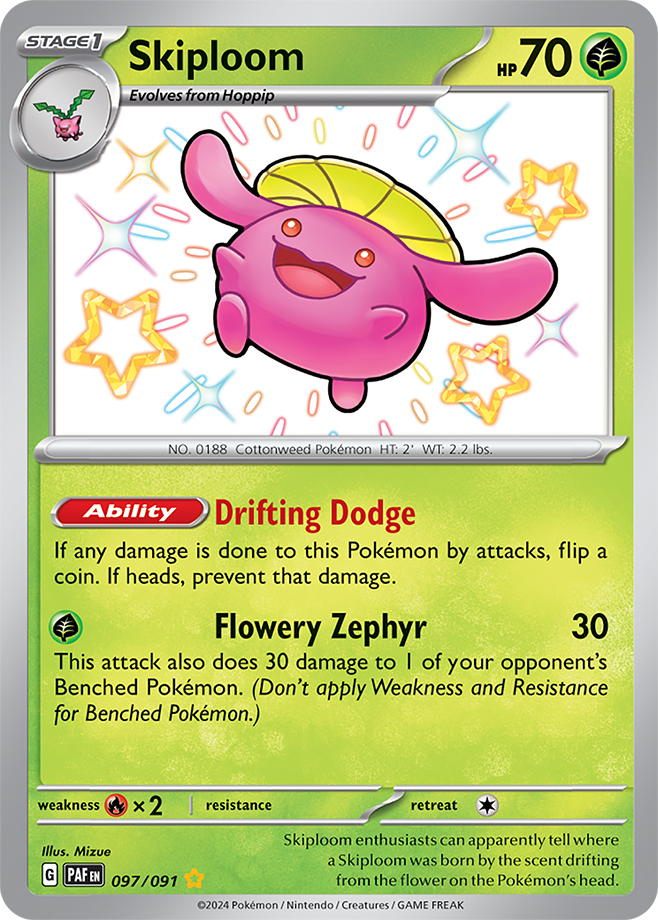 Shiny Rare - SKIPLOOM