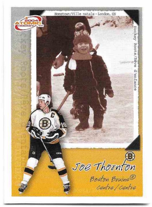 Checklists JOE THORNTON 03-04 Pacific Atomic McDonald's