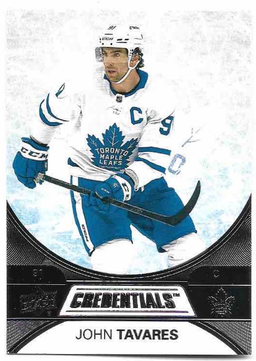 JOHN TAVARES 21-22 UD Credentials