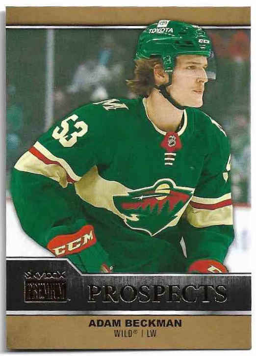 Rookie Skybox Premium Prospect ADAM BECKMAN 21-22 UD Metal Universe