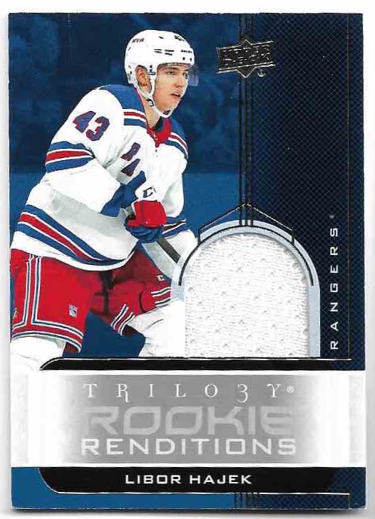 Jersey Rookie Renditions LIBOR HÁJEK 19-20 UD Trilogy