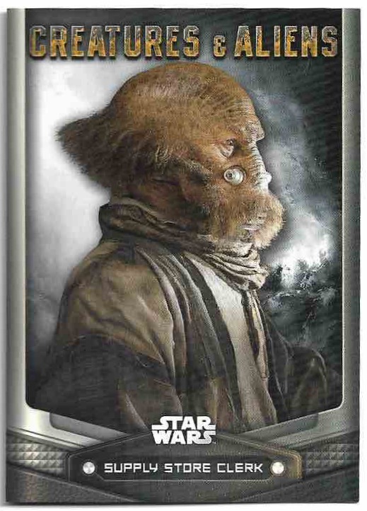 Creatures & Aliens SUPPLY STORE CLERK 2023 Topps Obi-Wan Kenobi