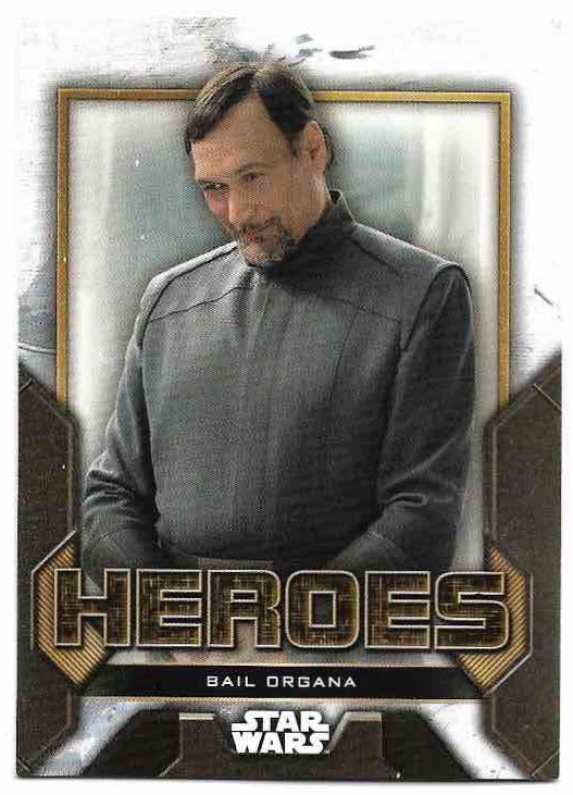 Heroes BAIL ORGANA 2023 Topps Obi-Wan Kenobi