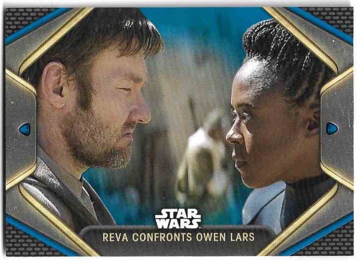 Blue REVA CONFRONTS OWEN LARS 2023 Topps Obi-Wan Kenobi