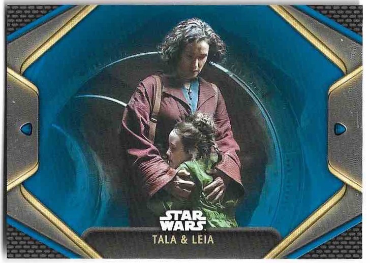 Blue TALA & LEIA 2023 Topps Obi-Wan Kenobi