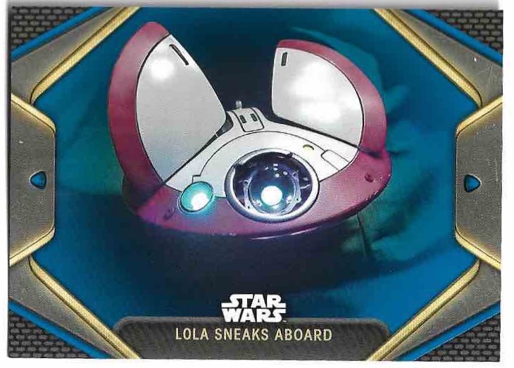 Blue LOLA SNEAKS ABOARD 2023 Topps Obi-Wan Kenobi