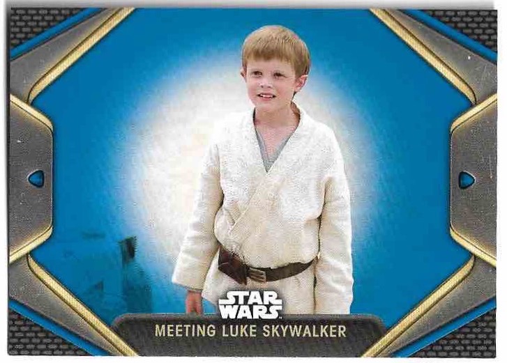 Blue MEETING LUKE SKYWALKER 2023 Topps Obi-Wan Kenobi