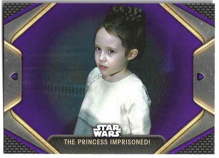 Purple THE PRINCESS IMPRISONED! 2023 Topps Obi-Wan Kenobi