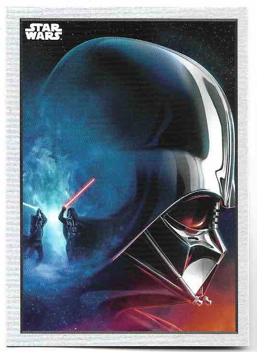Poster Art DUEL OF FORMER MASTER AND APPRENTICE - DARTH VADER OBI WAN 2023 Topps Obi-Wan Kenobi