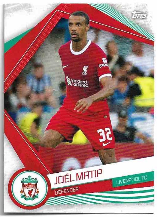 JOEL MATIP 23-24 Topps Liverpool Fan Set