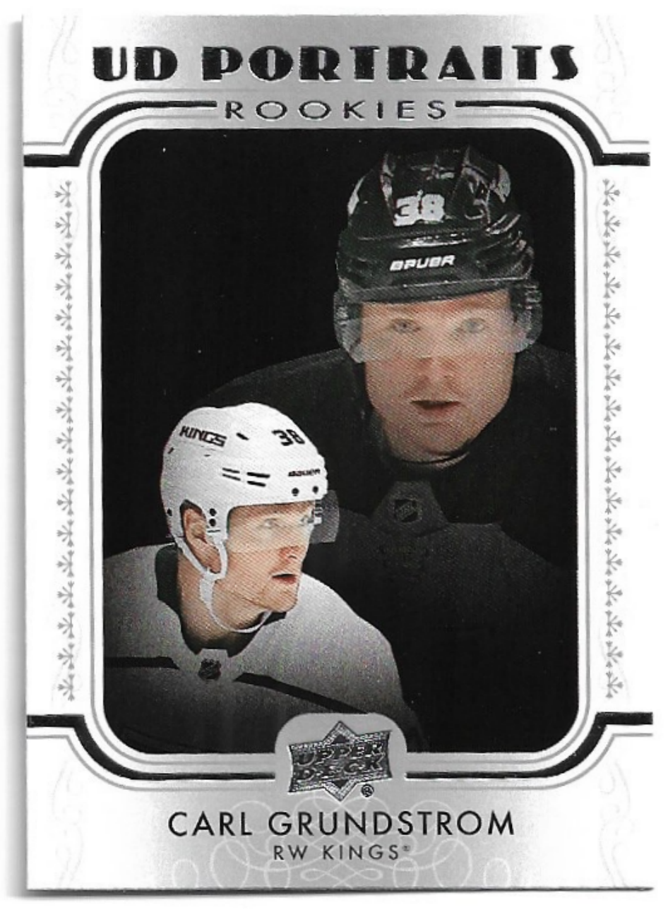 Rookie UD Portraits CARL GRUNDSTROM 19-20 Series 2